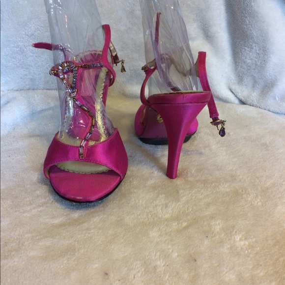 Pink Strappy Sandals - Picture 3 of 8